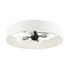 Livex Lighting Venlo 4 - Light Semi-Flush Mount in  Black/Brushed Nickel - 4 of 4