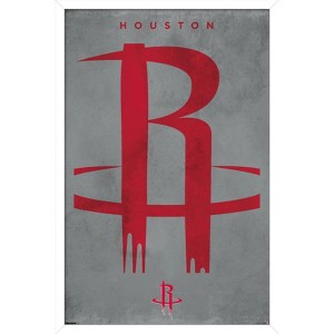 Trends International NBA Houston Rockets - Logo 25 Framed Wall Poster Prints - 1 of 4