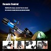 Telescope for Kids Adults, 70mm Aperture 300mm Telescopes for Astronomy Beginners, 15X-150X Magnification Refractor Telescope, Phone Adapter, Blue - 3 of 4