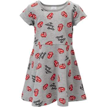 Rolling Stones Girls French Terry Skater Dress Toddler to Big Kid