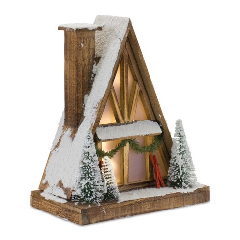 Melrose LED Ski Lodge Display - image 1 of 3