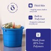 Homz 18 Gallon Durable Plastic Utility Storage Bucket Tub Organizers with Strong Rope Handles for Indoor and Outdoor Use - 3 of 4