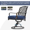 TiramisuBest 7-Piece Patio Furniture Set for 6 - Table & Chairs w/Umbrella Hole for Garden/Backyard/Lawn/Poolside (Grey) - 3 of 4