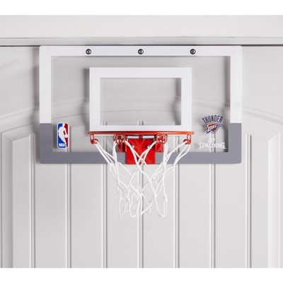 Spalding NBA Slam Jam Over-The-Door Team Edition Basketball Hoop