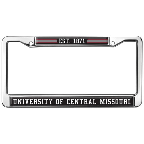 Central Missouri School Logo Full Size Standard License Plate Metal Frame - image 1 of 4