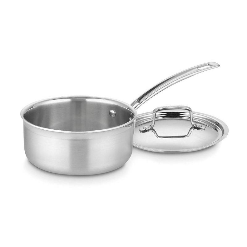 Cuisinart Multiclad Pro 1.5qt Tri-Ply Stainless Steel Saucepan with Cover - MCP19-16N, 6 of 8