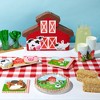 Juvale 144 Pieces Barnyard Birthday Party Supplies, Paper Plates, Napkins, Cups, Cutlery, Serves 24 Guests - 2 of 4