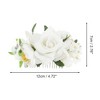 Unique Bargains Women's Simulated Flowers Hair Clip Comb 1 Pc - 2 of 4