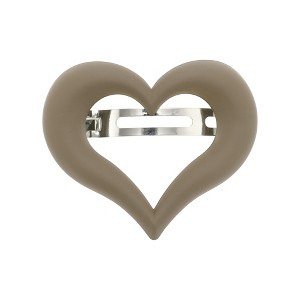 Unique Bargains Women's Classic Heart Hair Clips 2.95"x2.56"x1.1" 1 Pc - 1 of 3