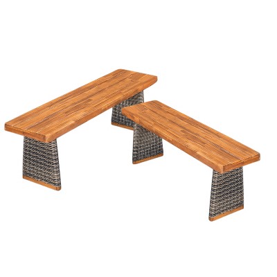 teak/gray