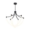 Artcraft Lighting Cascata 3 - Light Chandelier in  Black/Brushed Brass - 2 of 3