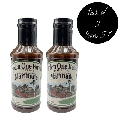 Holen One Farms 16 oz Barbecue Marinade - Pack of 2
