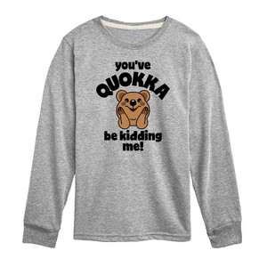 Boys' - Instant Message - You've Quokka Be Kidding Me Long Sleeve Graphic T-Shirt - 1 of 4
