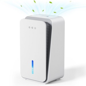 MAMNV Dehumidifier for Home, 1000 Sq.Ft, Auto Shut-Off, Quiet Mode, Aromatherapy, 7-Color LED, Portable for Bedroom, Bathroom, Basement,White - 1 of 4