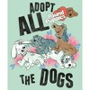 Girl's Pound Puppies Adopt All the Dogs T-Shirt - 2 of 4