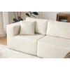 104.33" Modular L-Shaped Sectional Sofa, 3-Seater Couch with Chaise Lounge, No Assembly Required, Right Facing - 2 of 4