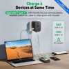 Itopfox Universal Travel Adapter with 3 USB C & 2 USB A Ports - Worldwide All-in-One Plug for US UK EU AUS - Compact & Safe for Global Travel - 3 of 4
