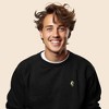 Dalix Lightning (Glow in the Dark) Embroidered Crewneck Fleece Sweatshirt Pullover Mens - 3 of 4