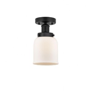 Bell - 1 Light Semi-Flush Mount In Industrial Style-8.25 Inches Tall and 6.5 Inches Wide - 1 of 1