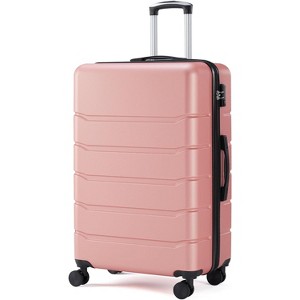 Paaaawaters Simple Deluxe 28 Inch Hardside Carry On Luggage, Suitcase with Double Spinner Wheels & TSA Lock - 1 of 4