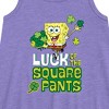 Girls' - SpongeBob Squarepants - Luck Of The Square Pants Graphic Sleeveless Aline Dress - 2 of 4