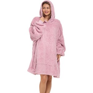 ADR Adult Wearable Blanket, Sweater Hoodie, Blanket with Sleeves for Men & Women Oversized Sweatshirt - 1 of 3