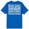 The Office Michael Scott's Fun Run Women's Blue Short Sleeve Crew Neck Tee - 3 of 4