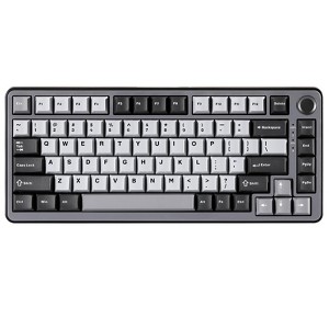 MaseiKar RT75 Gaming Keyboard,Hall Effect Magnetic Switch,Adjustable Actuation,75% TKL Layout ,RGB Backlit,PBT Keycaps(Black,Gateron Silky Pro Switch) - 1 of 4