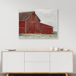 Masterpiece Art Gallery 30"x40" The Red Barn Wall Art - 1 of 4
