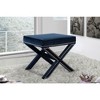 Meridian Furniture,Nixon Velvet Ottoman/Bench - 2 of 4