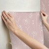 RoomMates Maisey Peel and Stick Wallpaper Pink: Removable Vinyl, Self-Adhesive, Abstract Pattern, 30.8 Sq Ft Coverage - 4 of 4