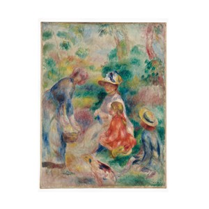 18" x 24" Pierre Auguste Renoir 'The Apple Seller' Unframed Wall Canvas - Trademark Fine Art: Vertical Kitchen Decor, Modern Style - 1 of 4