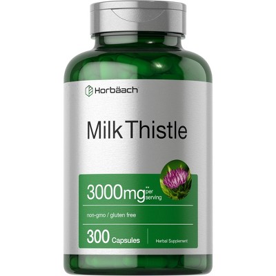 Horbaach Milk Thistle Extract 3000mg | 300 Capsules