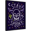 18" x 24" Neon Halloween II by Victoria Barnes Framed Wall Canvas - Amanti Art: Modern Decor, Seasonal Lithograph - 2 of 4