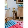 Lany Space Irregular Shaped Pink Tiny House Runner Rug, 3'x5' - 2 of 4