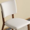 Okak Modern Style Armless Wooden Dining Chairs for Kitchen Dining Room,PU Leather Upholstered Seating Dining Chair Set of 2 - 2 of 4