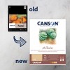 Canson Artist Series Mi-Teintes Pastel Pad, Earth Tones, Foldover Binding, 24 Sheet, 9x12 inch, 1 Count - 2 of 4