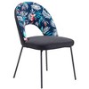 Zuo Merion Dining Chair (Set of 2) Multicolor Print & Black - 4 of 4