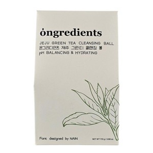 Ongredients Jeju Green Tea Cleansing Ball - 3.88 oz - Cleanse, Quench, and Glow: The Jeju Green Tea Ritual - 1 of 4