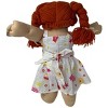 Doll Clothes Superstore Handmade Multi-Colored Floral Dress Fits 18-Inch Girl Dolls - 4 of 4