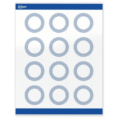 Avery Round Labels, Polka Dots Design, 2" Diameter, 120ct