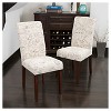 Set of 2 French Handwriting Linen Dining Chair Beige - Christopher Knight Home - image 4 of 4