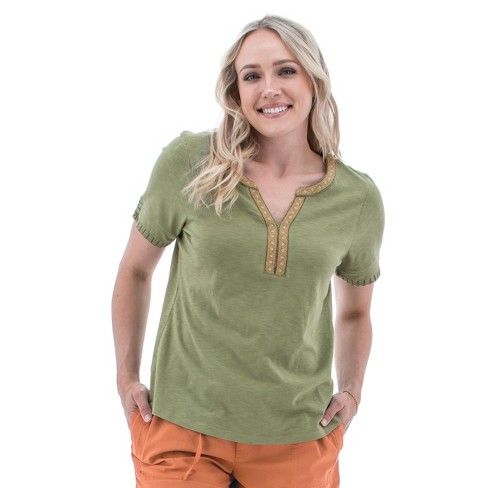 Abril Short Sleeve Cotton Top