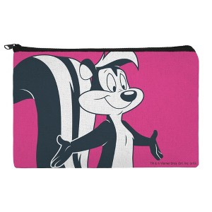Looney Tunes Pepe Le Pew Makeup Cosmetic Bag Organizer Pouch - 1 of 4