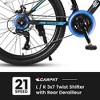 Grungis Mountain Bike with Suspension for Adults & Teens,21-Speed Gears,High Carbon Steel Frame,Mechanical Disc Brake,MTB Bikes - 3 of 4