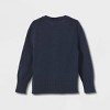 Toddler Girls' Crew Neck Cable Knit Uniform Sweater - Cat & Jack™ - 2 of 3