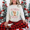 Simply Sage Market Women's St. Nick's Coffee Club Long Sleeve Garment Dyed Tee - 2 of 4