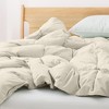 Peace Nest White Goose Down Comforter Duvet Insert Soft 360 Thread Count Fabric - 2 of 4