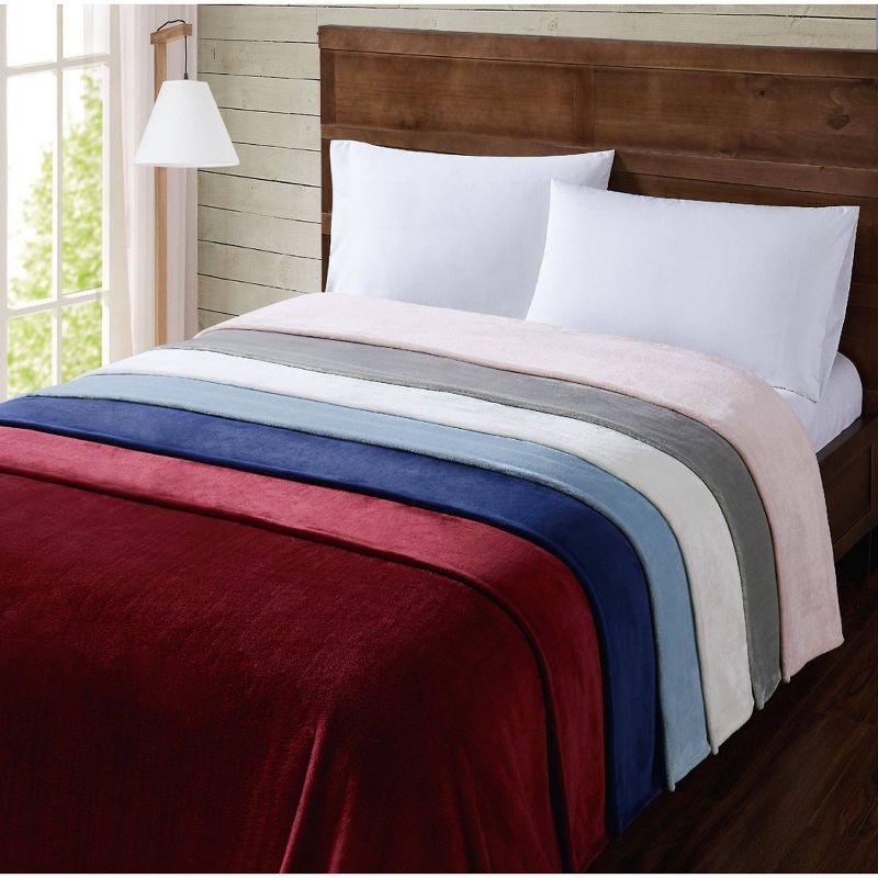 Velvet Plush Bed Blanket - Truly Soft, 4 of 6