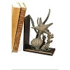 SPI Home Shell Bookends – Coastal-Themed 8.5" Cast Aluminum Book Holder Pair, Heavyweight Nautical Decor for Beach House or Office Shelf - 3 of 3